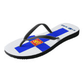 Finse vlag teenslippers (Schuin)