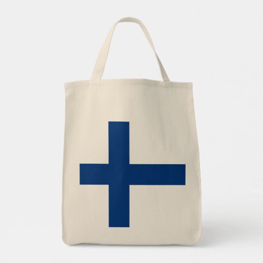Finse vlag tote bag (Achterkant)