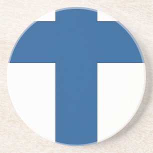 Finse vlag zandsteen onderzetter