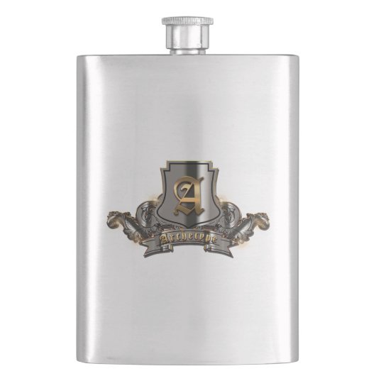 Fiole (Acier Inoxydable) 8 oz. (devant)