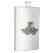 Fiole (Acier Inoxydable) 8 oz. (Droite)