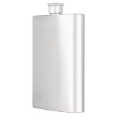 Fiole classique en acier inoxydable (Gauche)