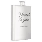 Fiole classique mariée de 25 ans (Droite)