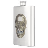 Fiole crâne Chrome (Gauche)