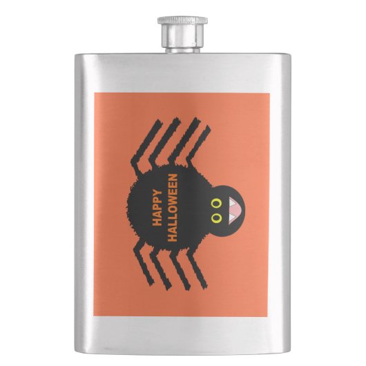 Fiole d'araignée noire d'Halloween (devant)