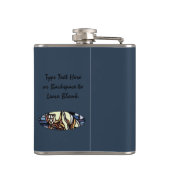 Fiole d'ours Tribal Flacon Custom Ours Autochtone (Dos)