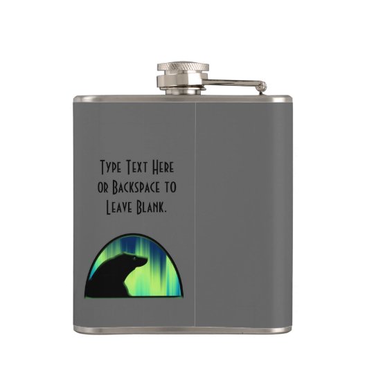 Fiole d'ours Tribal Flacon Custom Ours Autochtone  (Dos)