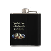 Fiole d'ours Tribal Flacon Custom Ours Autochtone (Dos)