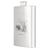 Fiole en acier inoxydable de Chien chou (Gauche)