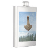 Fiole en acier inoxydable Gold Thor Hammer (Droite)