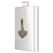 Fiole en acier inoxydable Gold Thor Hammer (Gauche)