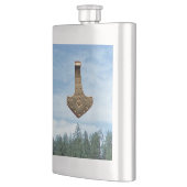 Fiole en acier inoxydable Gold Thor Hammer (Gauche)