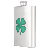 Fiole en acier inoxydable Lucky 4 Leaf Irish Clove (Gauche)