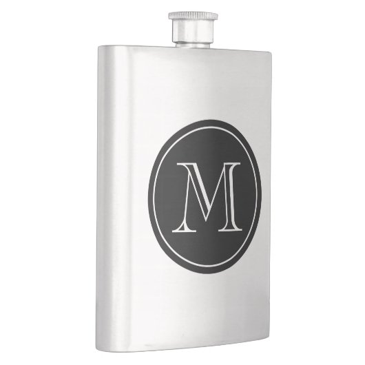 Fiole en acier inoxydable paraphée monogrammée per (Droite)