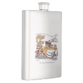 Fiole en acier inoxydable Unicorn Reindeer (Droite)
