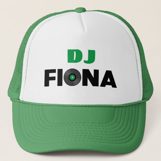 Fiona DJ Trucker Hat Pet (Voorkant)