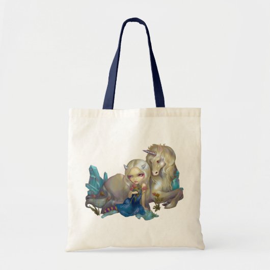 Fiona en het fantasiepaard van de Unicorn BAG Tote Bag (Voorkant)