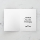 Fiona foto vet monogram moderne bruiloft bedankkaart (Binnen)