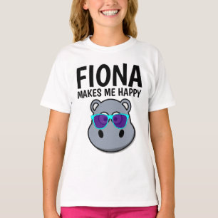 FIONA HIPPO MAAKT ME HAPPY T-shirts