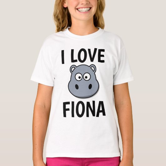 FIONA HIPPO T-Shirts, IK HOOP VAN FIONA T - shirts (Voorkant)