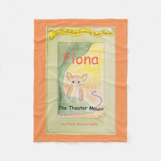 Fiona la couverture d'ouatine de souris de théâtre (Devant)