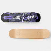 Fiona Paarse steampunk Couture Fairy Schaats Deck Skateboard (Horizontaal)