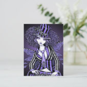 Fiona Purple Couture gothique Fée Carte postale (Debout devant)