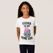 FIONA Zoo HIPPO T-shirts amusants (Devant entier)