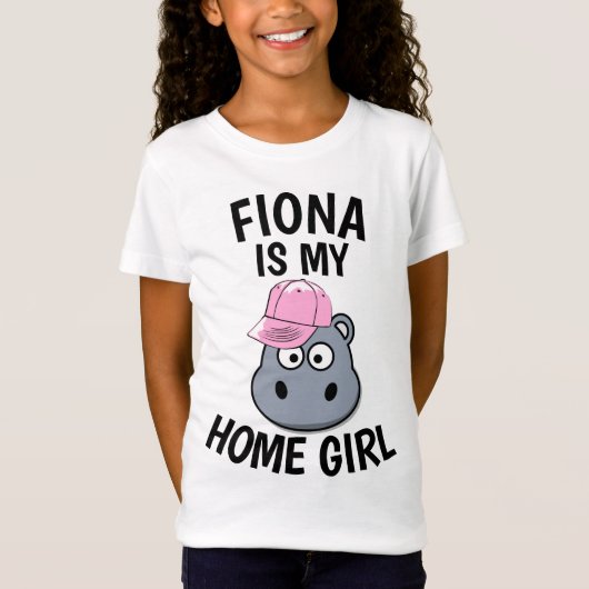 FIONA Zoo HIPPO T-shirts amusants (Devant)