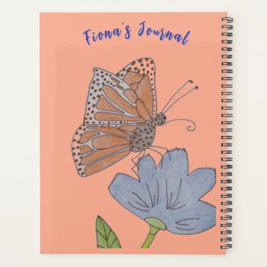 Fiona's Vlinder en Bloem 20XX Planner (Achterkant)