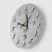 Fiore dei Liberi Wall Clock Grote Klok (Hoek)