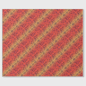 Fiore rood, amber en zwart cadeaupapier (Vlak)