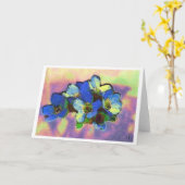 fiori azzurri kaart (Gele Bloem)