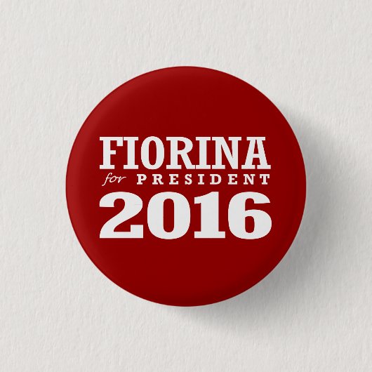 FIORM VOOR PRESIDENT 2016 RONDE BUTTON 3,2 CM (Voorkant)