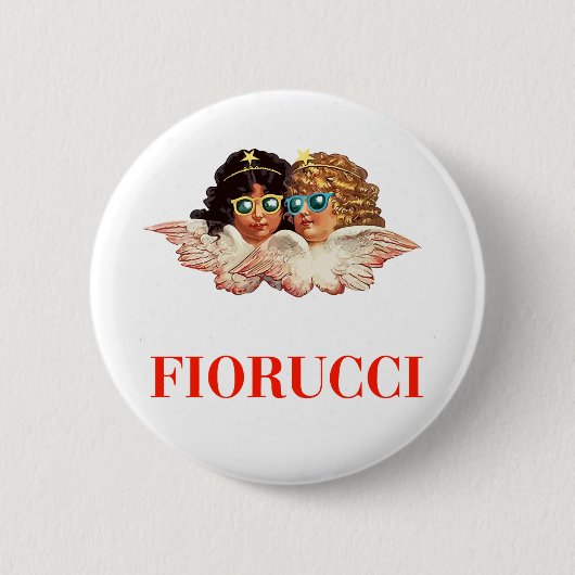 FIORUCCI RONDE BUTTON 5,7 CM (Voorkant)