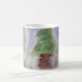 Fir Arbres Abstraits Mug (Centre)