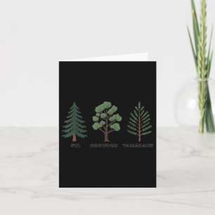 Fir Dogwood Tamarack Natuur Lover Kaart