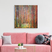 Fir Forest | Gustav Klimt | Canvas Afdruk (Insitu (Woonkamer))
