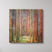 Fir Forest | Gustav Klimt | Canvas Afdruk (Voorkant)