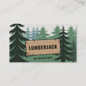 Fir Forest - Lumberjack Services Visitekaartje (Voorkant)