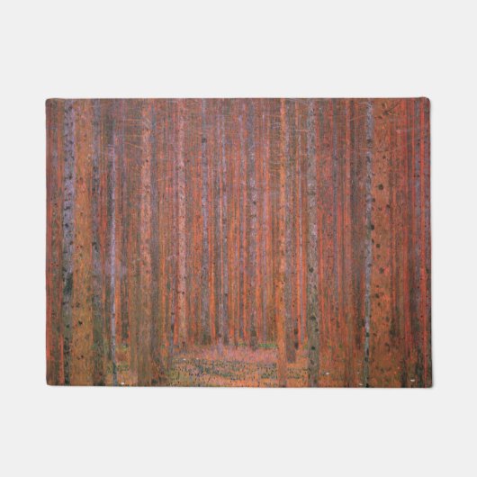Fir Tree Forest (door Gustav Klimt) Deurmat (Voorkant)