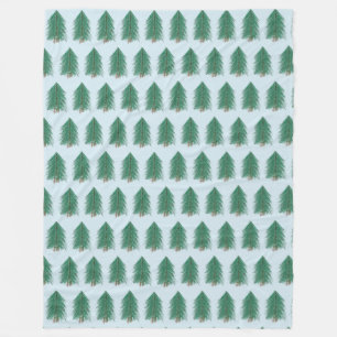 Fir Tree Forest Fleece Deken