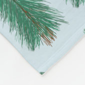 Fir Tree Forest Fleece Deken (Hoek)