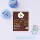 Fir Tree-ontwerp, kerstboomverkoop Flyer (Enkel)