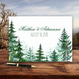 Fir Tree Wedding Gastenboek