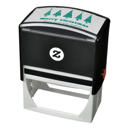 Fir Trees kerst Self-Inking Rubber Stamp Zelfinktende Stempel (Product)