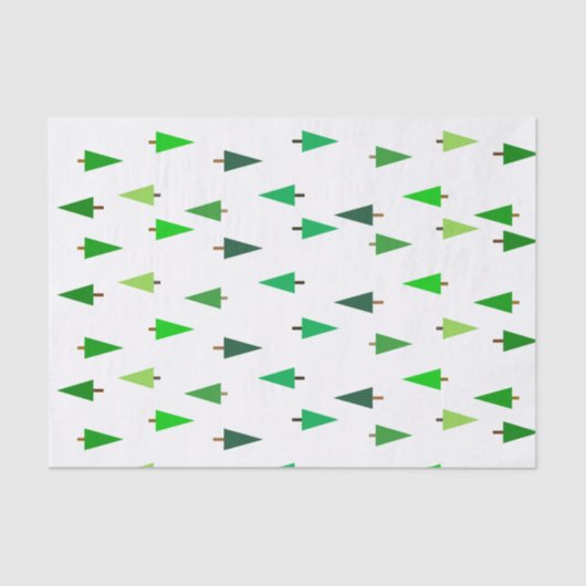 Fir Trees Tissuepapier (Voorkant)