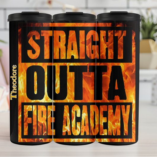 Fire Academy Grad Design Thermosbeker