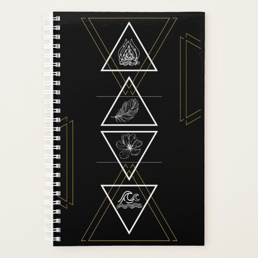 Fire Air Earth Water Elements Planner (Voorkant)