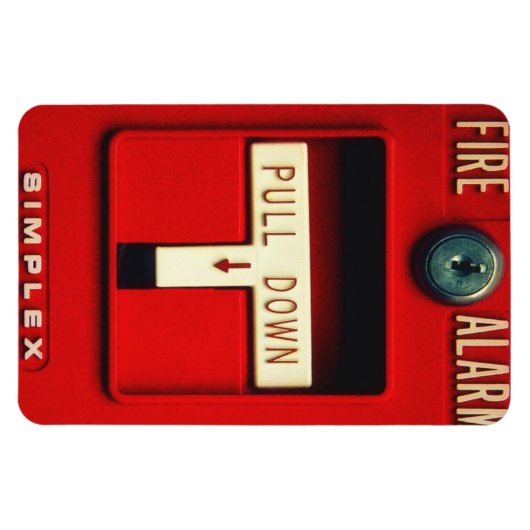 Fire alarm magneet (Horizontaal)